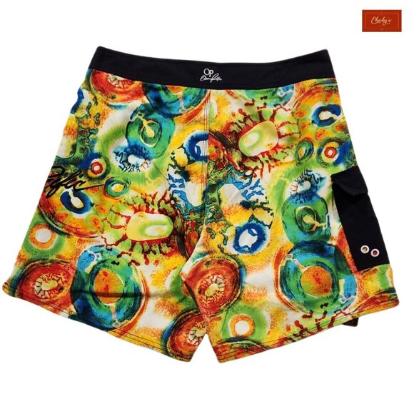 NEW Op Brilliant Colors Swimsuit With Pocket On Right Side SZ 34 (ID47) - Picture 2 of 5